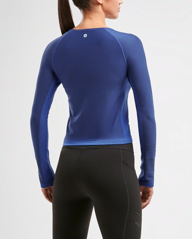 Product gallery image number 2 for product XCTRL Engineered Crop Long Sleeve Top - Women's