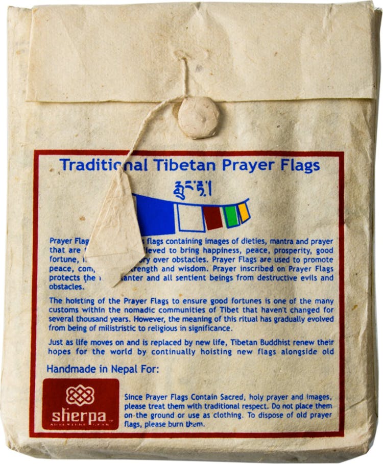 Product gallery image number 2 for product Prayer Flags 5 Strings - Unisex