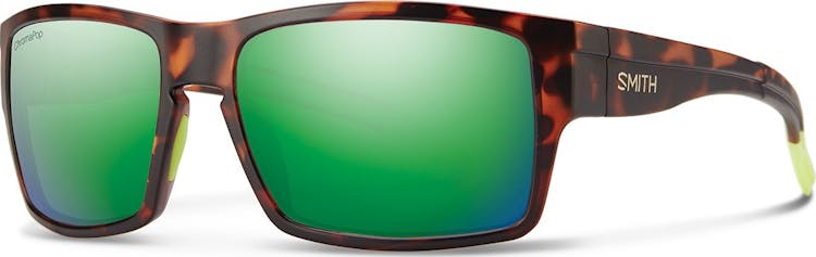 Product gallery image number 1 for product Outlier XL - Matte Tortoise Neon - Sun Green Mirror Lens Sunglasses