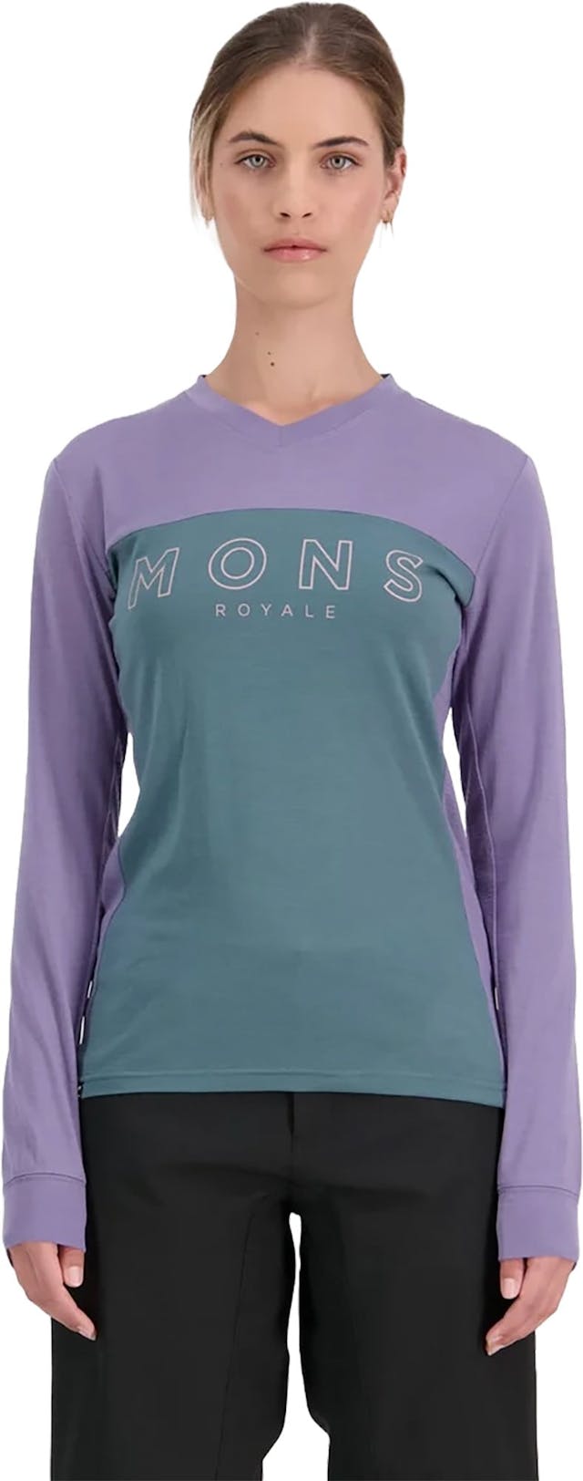 Product image for Redwood Enduro V-Neck Long Sleeve T-shirt - Women's