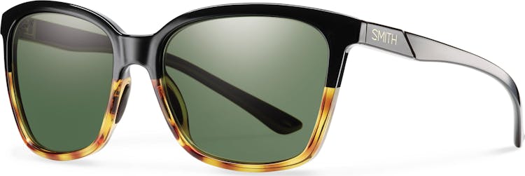 Product gallery image number 1 for product Colette - Black - Tortoise - Polarized Gray Green Lens - Sunglasses - Women's