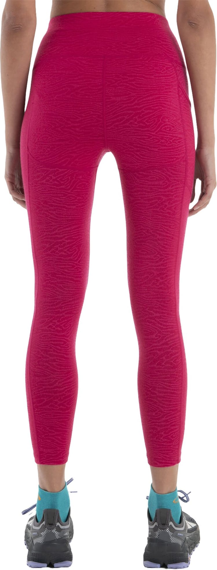 Product gallery image number 2 for product Merino Fastray High Rise Tights Topo Lines - Women's