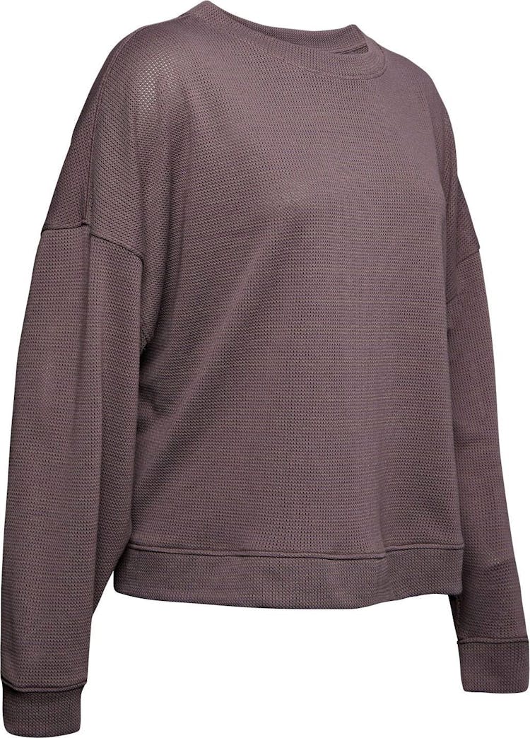 Product gallery image number 1 for product UA Mesh Around Oversize Crew Sweater - Women's