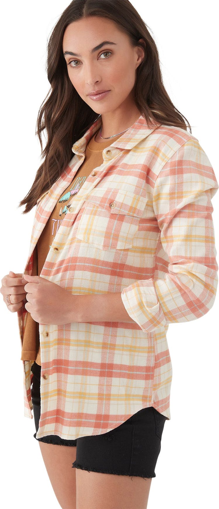Product gallery image number 3 for product Nash Woven Long Sleeve Flannel Shirt - Women's