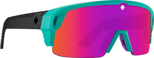 Product image for Monolith 5050 Sunglasses  - Matte Teal - Happy Gray Green Pink Spectra Mirror