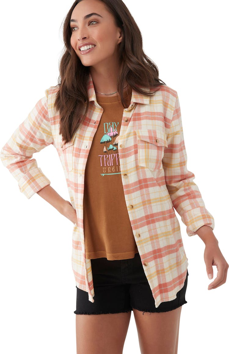 Product gallery image number 4 for product Nash Woven Long Sleeve Flannel Shirt - Women's