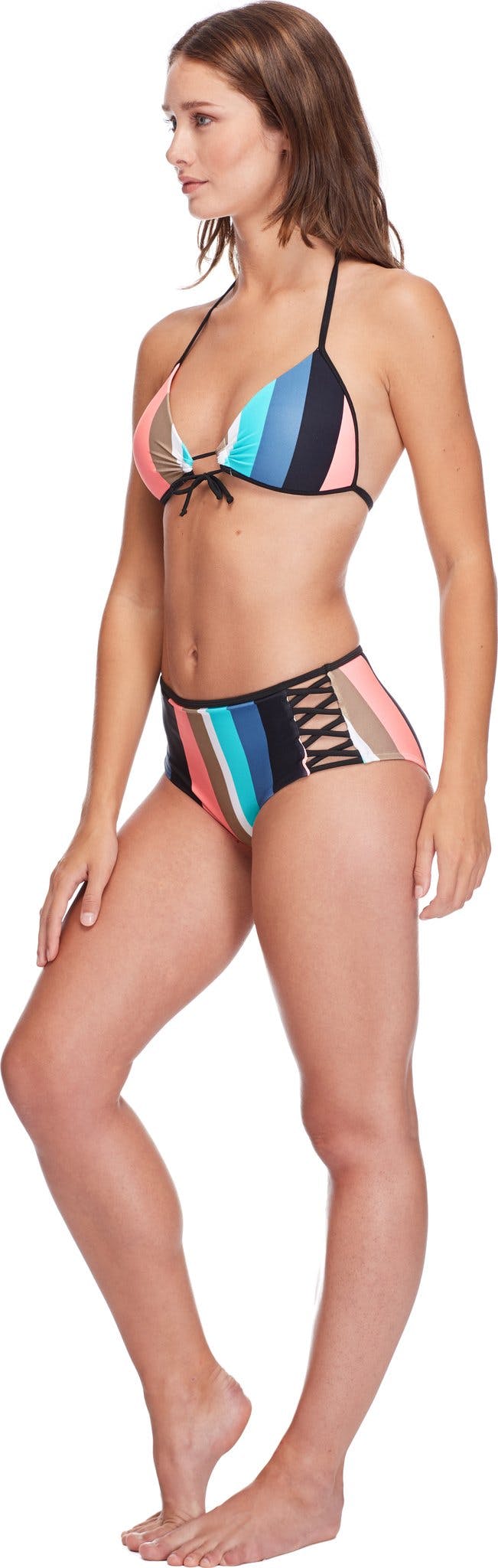Product gallery image number 2 for product Stripe It Up Retro Swim Bottom - Women's