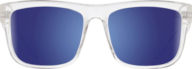 Product gallery image number 2 for product Discord Sunglasses - Clear Frame - Happy Bronze with Dark Blue Spectra Lens - Unisex