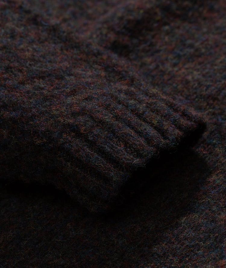 Product gallery image number 4 for product Birnir Brushed Lambswool Crew Neck Jumper - Men's