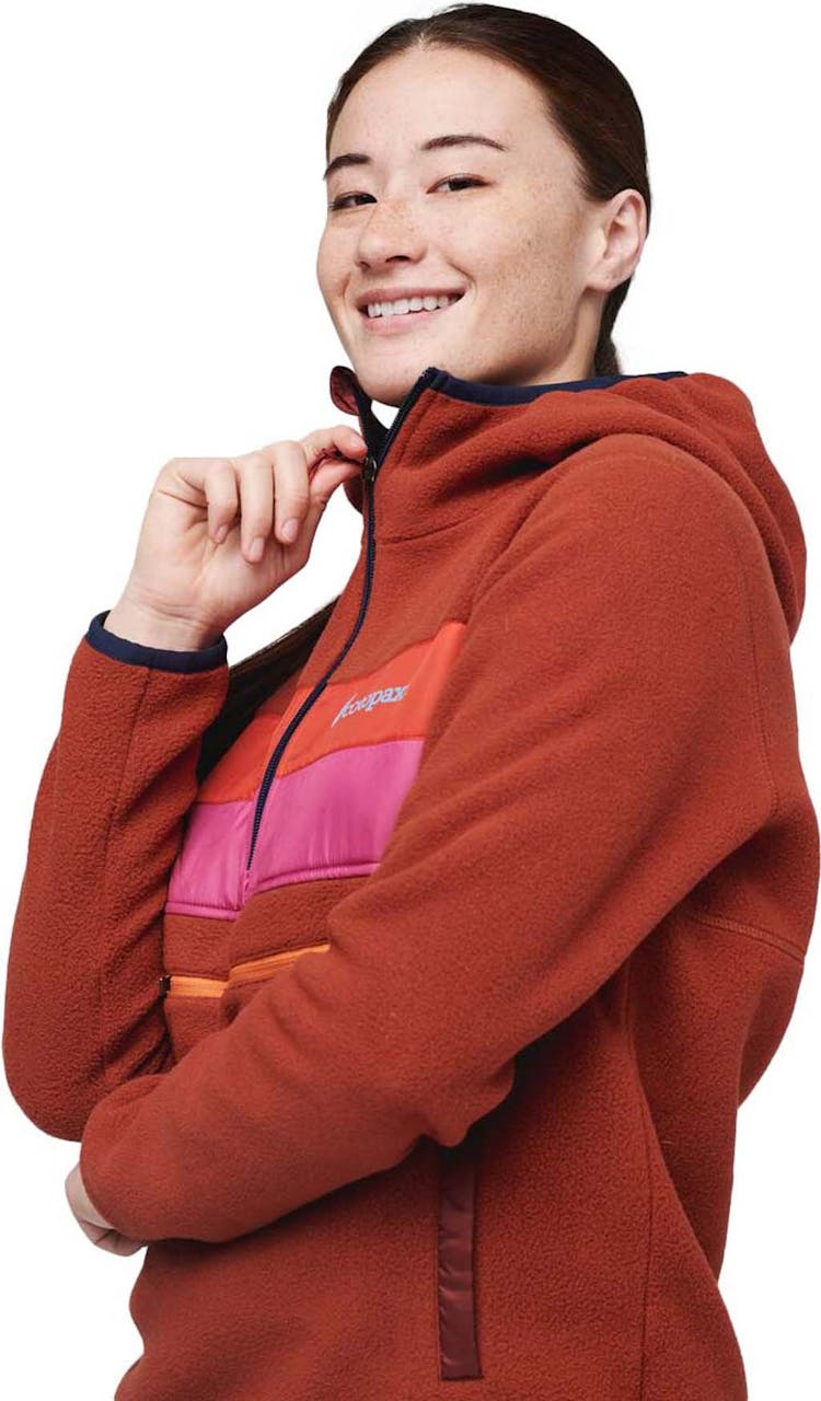 Product gallery image number 7 for product Teca Fleece Hooded Half-Zip Pullover - Women's