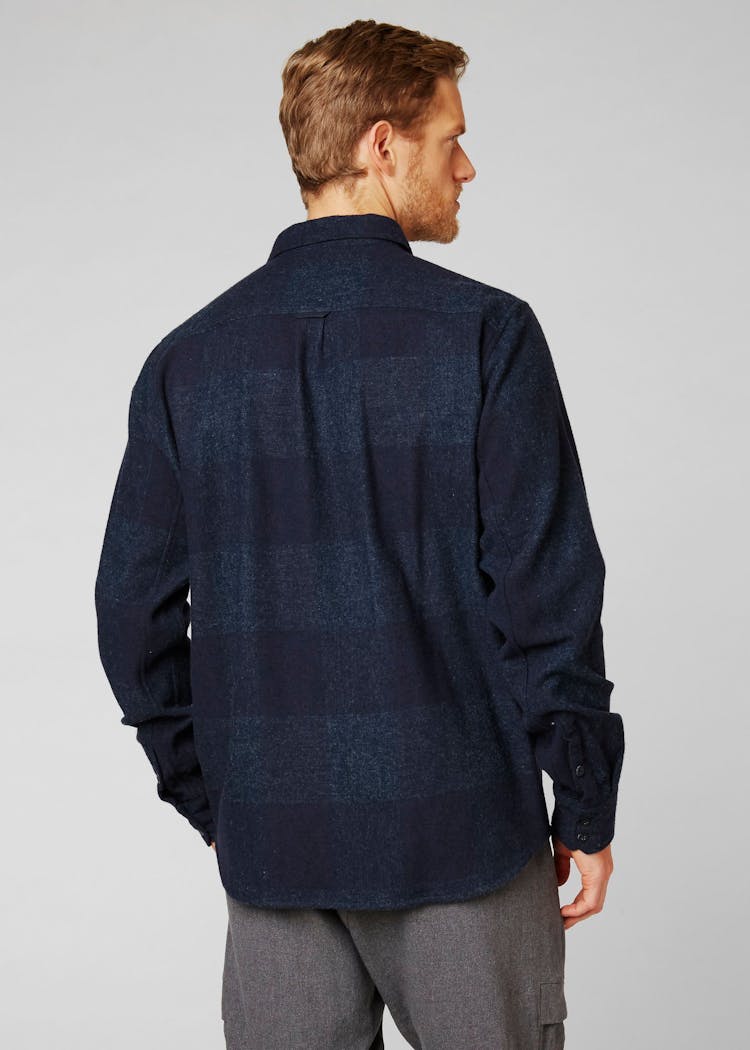 Numéro de l'image de la galerie de produits 3 pour le produit Chemise à manches longues en laine - Homme