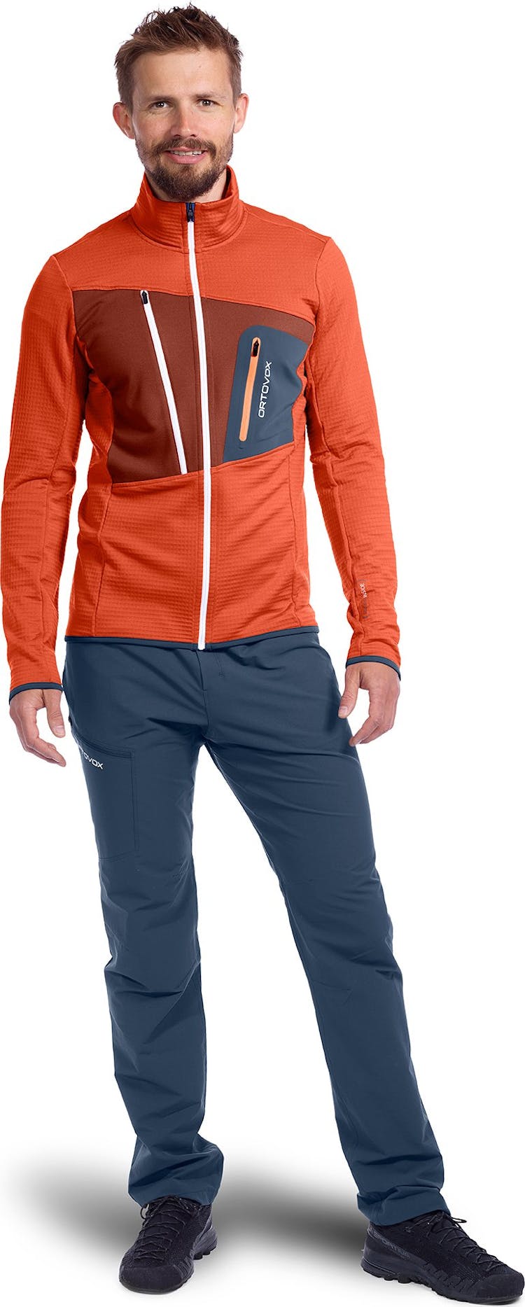 Product gallery image number 2 for product Fleece Grid Jacket - Men's