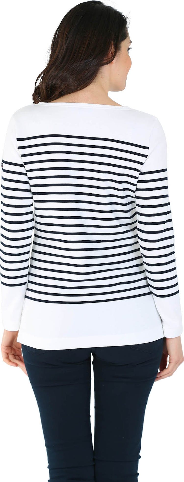 Product gallery image number 3 for product Amiral Long Sleeves Breton Striped Jersey - Women's