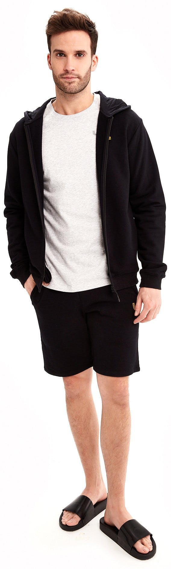 Product gallery image number 5 for product Elliot Full Zip Structured Terry Hoodie - Men's