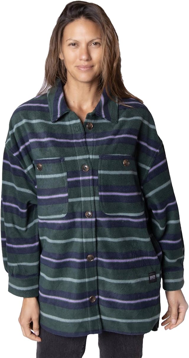 Product image for Palmas Eco-Zy Polar Long Sleeve Overshirt - Women's