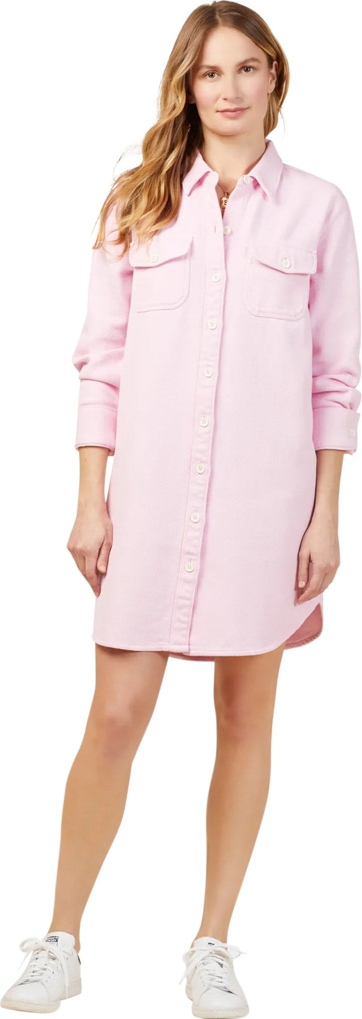 Product gallery image number 4 for product Chroma Blanket Shirt Dress - Women's