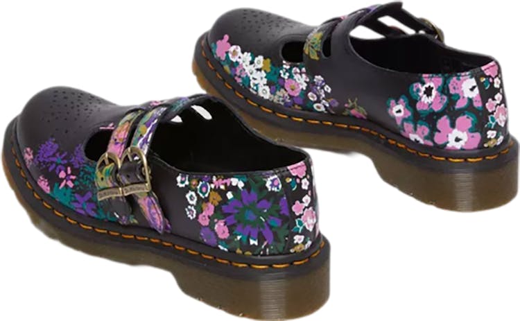 Product gallery image number 7 for product 8065 Vintage Floral Leather Mary Jane Shoes - Women's