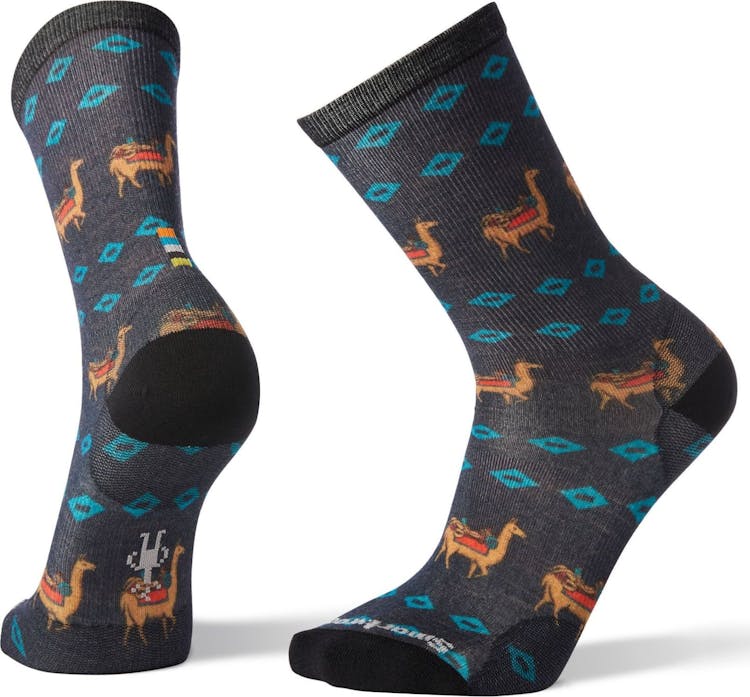 Product gallery image number 1 for product Curated Llama Adventures Crew Socks - Men's