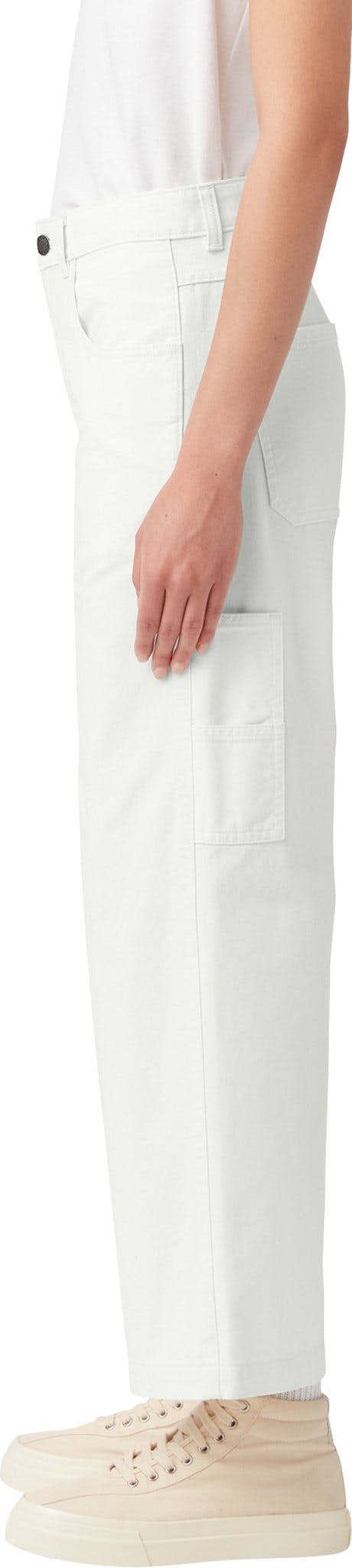 Product gallery image number 3 for product Stonewashed Cropped Carpenter Pants - Women's