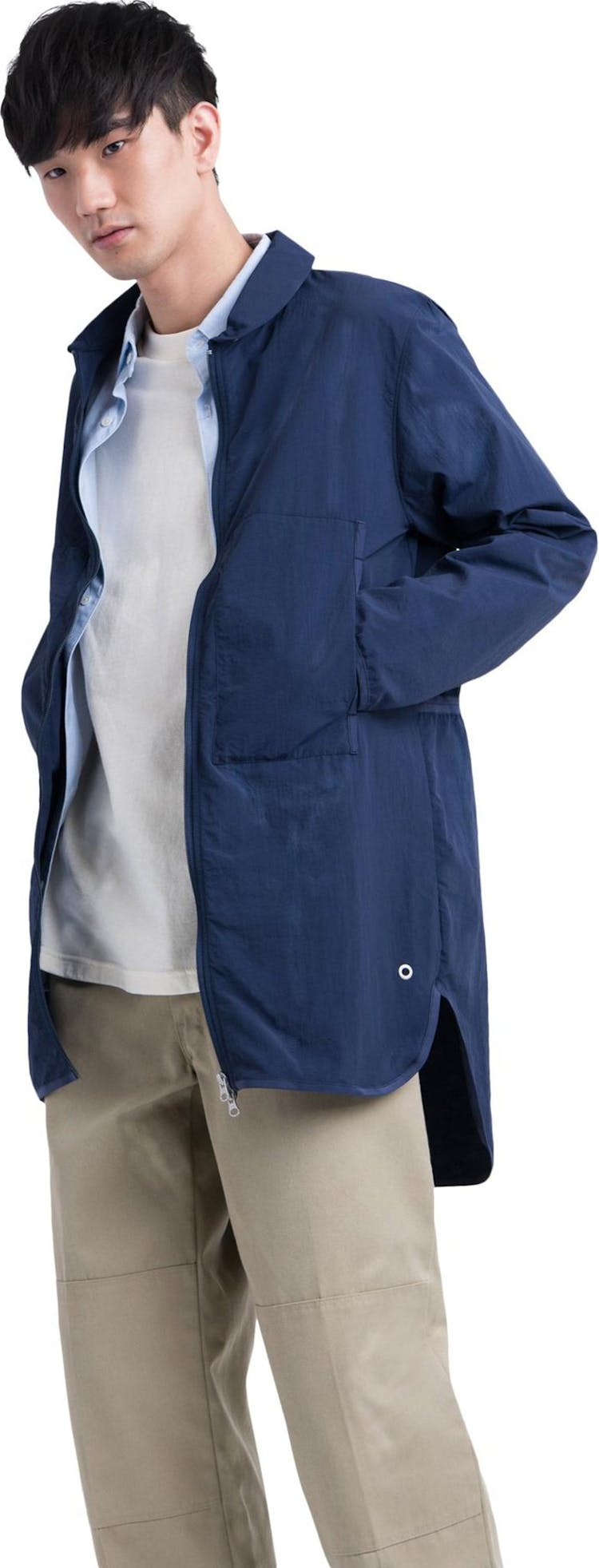 Product gallery image number 2 for product Zip Long Shell Jacket - Men's