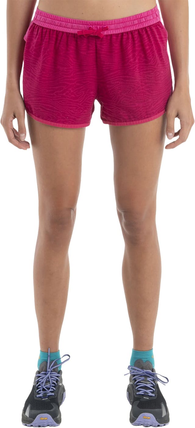 Product image for Merino 125 Zoneknit Shorts Topo Lines - Women's