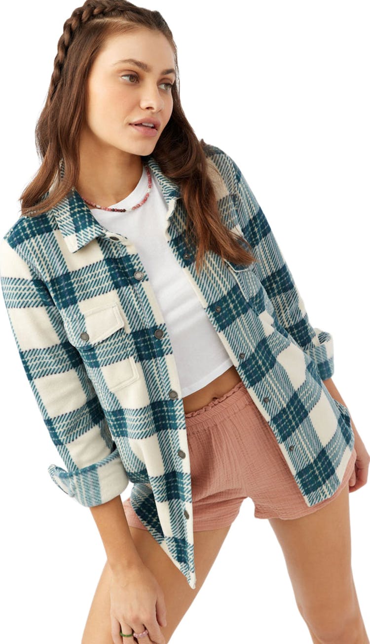 Product gallery image number 5 for product Zuma Superfleece Plaid Woven Shirt Jacket - Women's