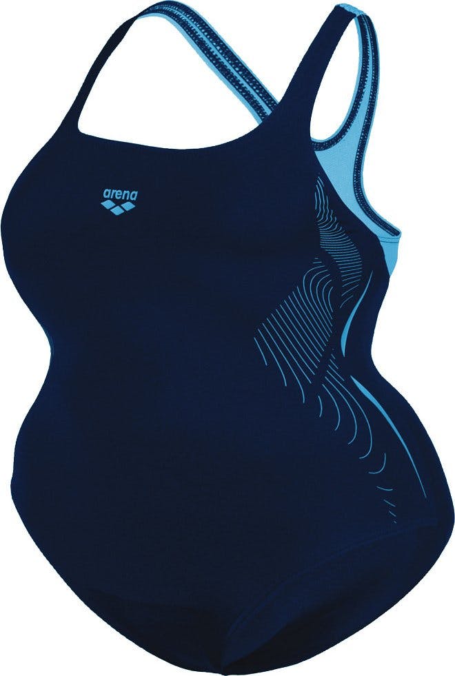 Product gallery image number 6 for product Graphic Print Plus Size Swimsuit - Women’s