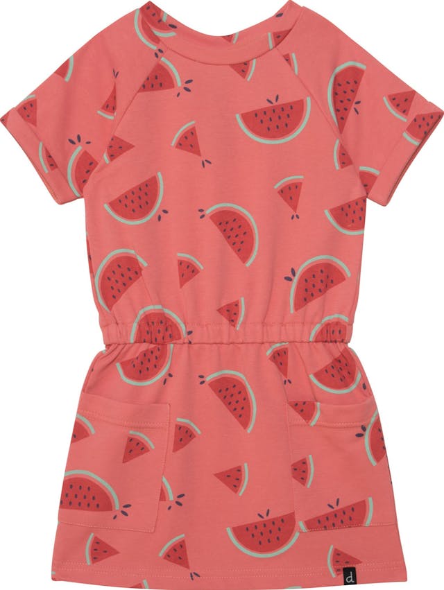 Product image for Printed Short Sleeve Raglan Dress - Little Girls
