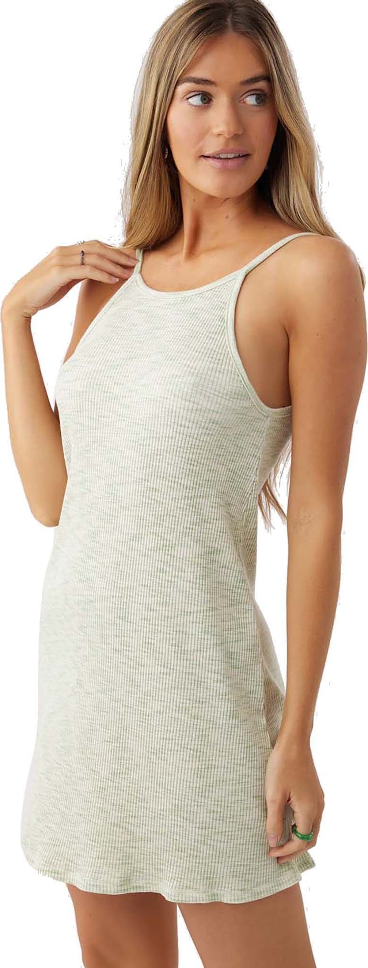 Product gallery image number 11 for product Morette Spacedye Knit Short Tank Dress - Women's