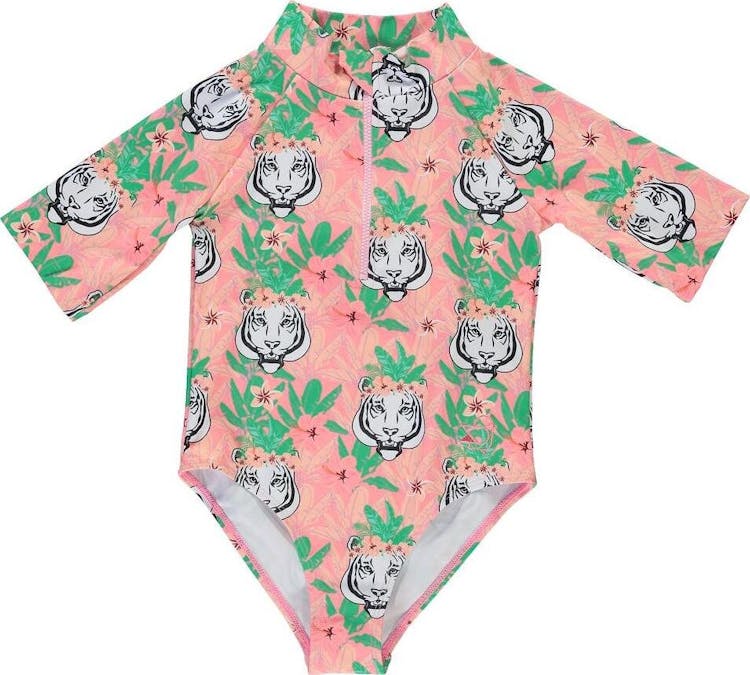 Product gallery image number 1 for product Surfer Print One-piece swimsuit - Girl's