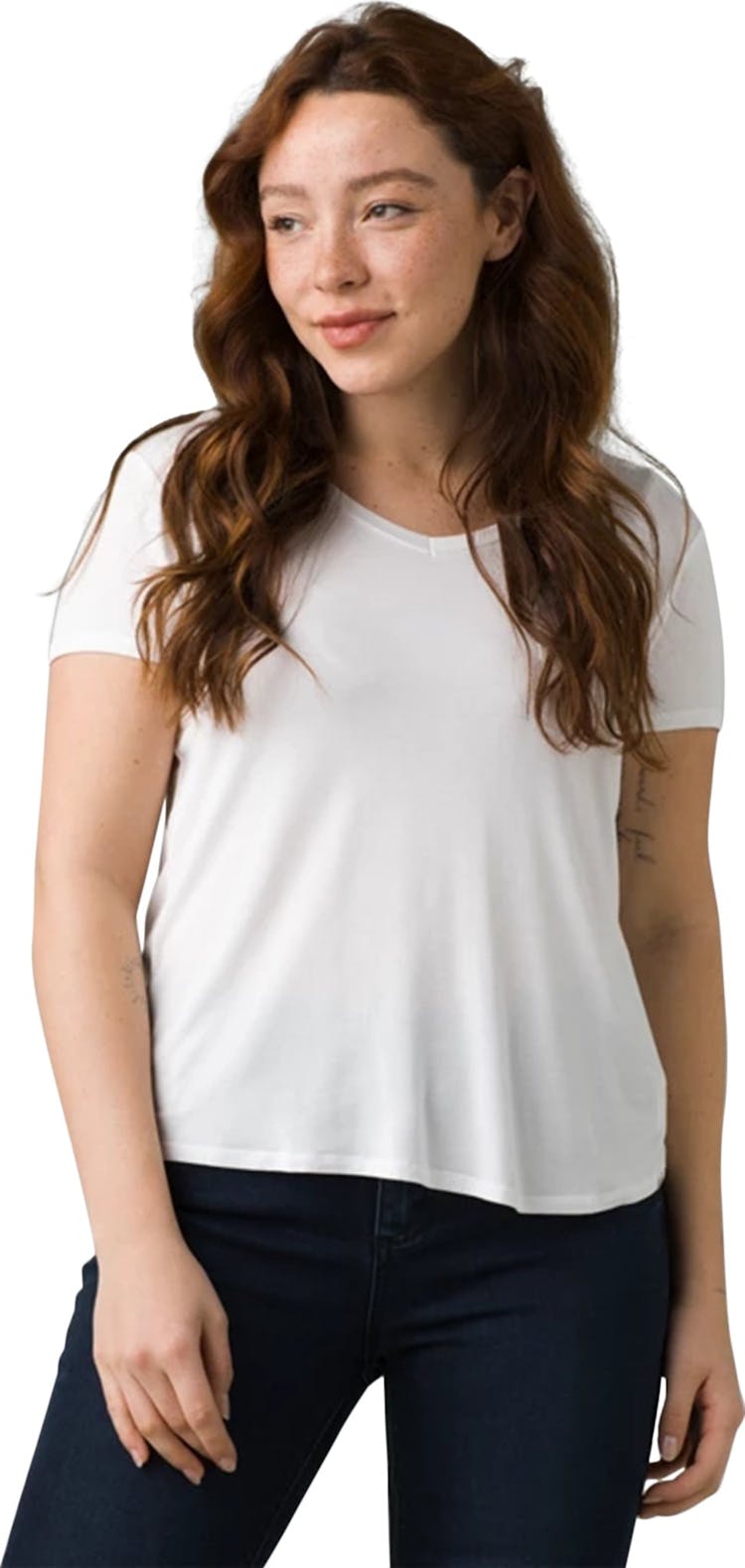 Numéro de l'image de la galerie de produits 1 pour le produit T-shirt à col V Foundation - Femme