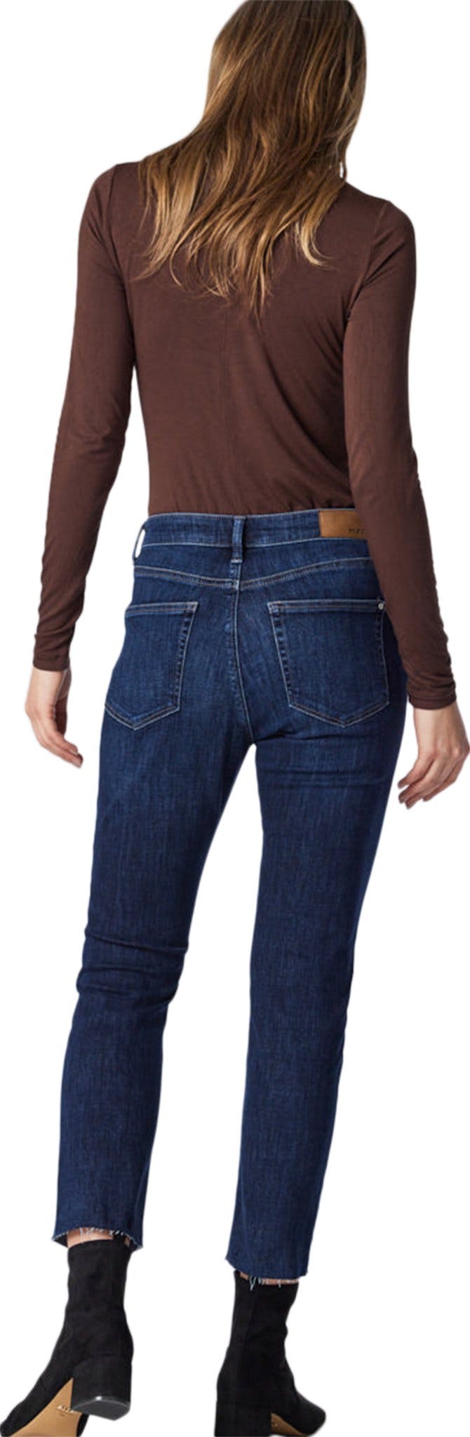 Product gallery image number 2 for product Viola Dark Used Brushed Feather Jean - Women's