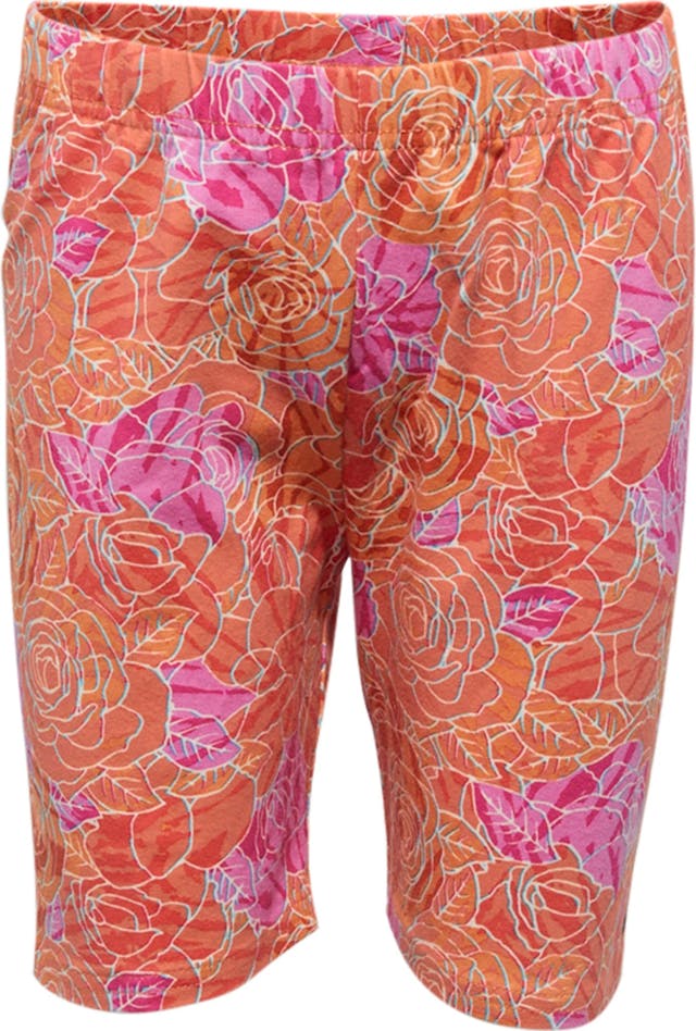 Image de produit pour Short legging à imprimé camouflage roses - Fille