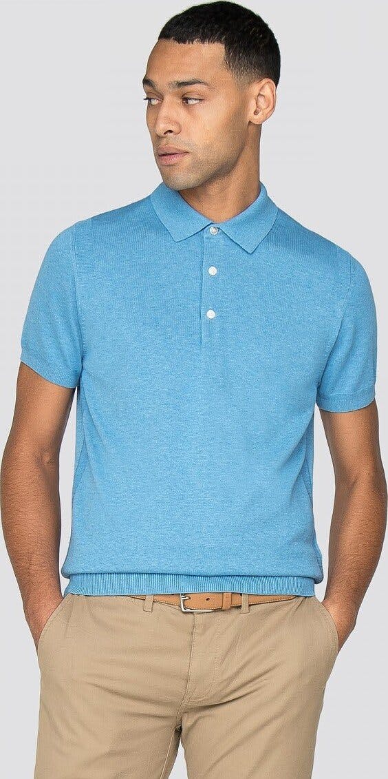 Product gallery image number 1 for product Short Sleeve Knitted Polo - Men's