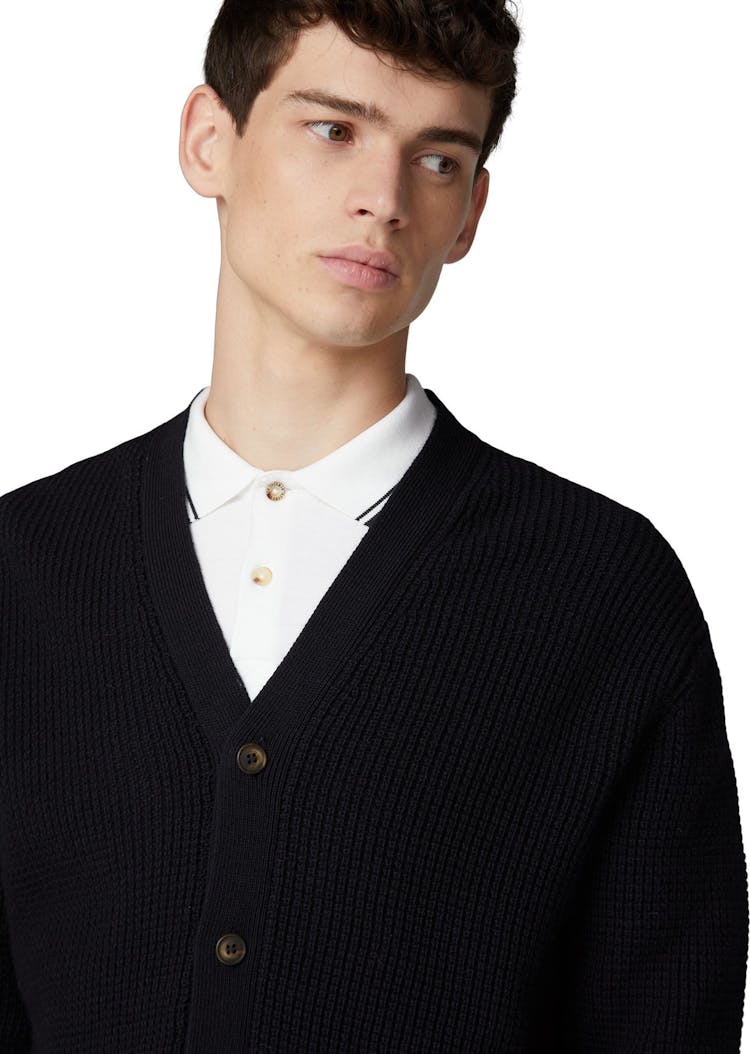 Product gallery image number 5 for product Heritage Waffle Cardigan - Men's