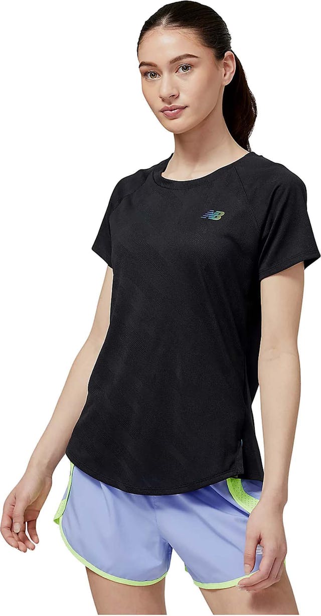Product image for Q Speed Jacquard Short Sleeve Top - Women's