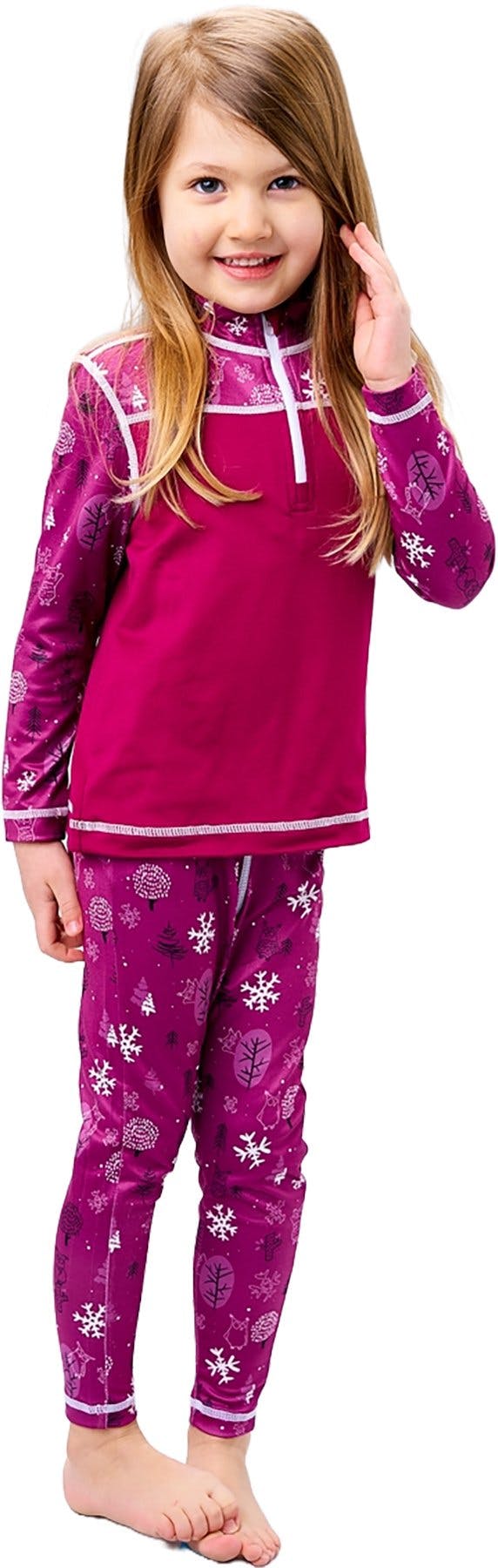 Product gallery image number 1 for product Altropos 1/2 Zip Midlayer Printed Top - Kids