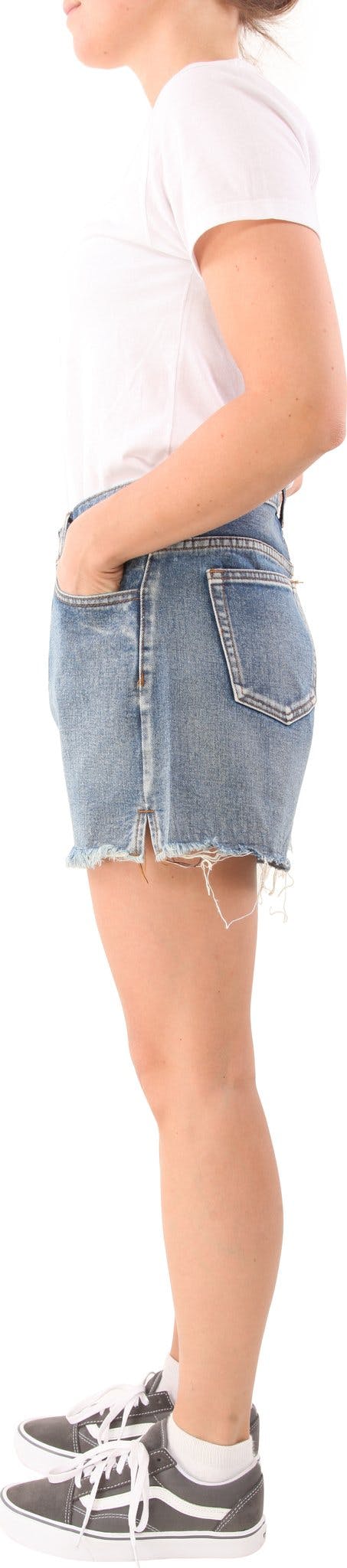 Numéro de l'image de la galerie de produits 2 pour le produit Short en jean à taille haute Bella - Femme