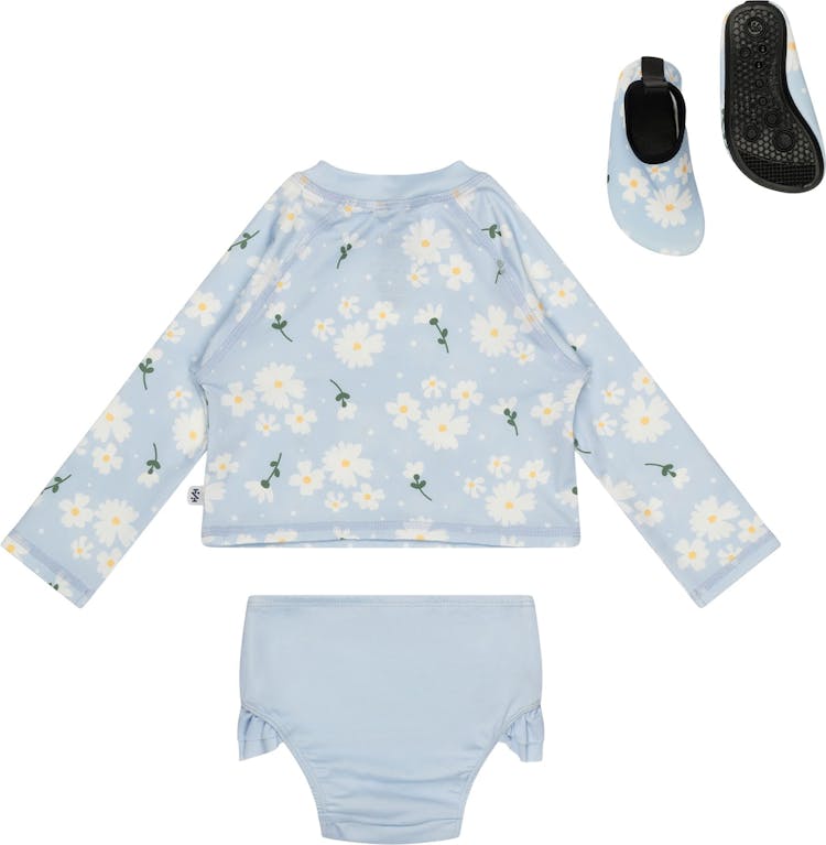 Product gallery image number 2 for product Oranges Print 3 Piece Rashguard Set - Baby Girl
