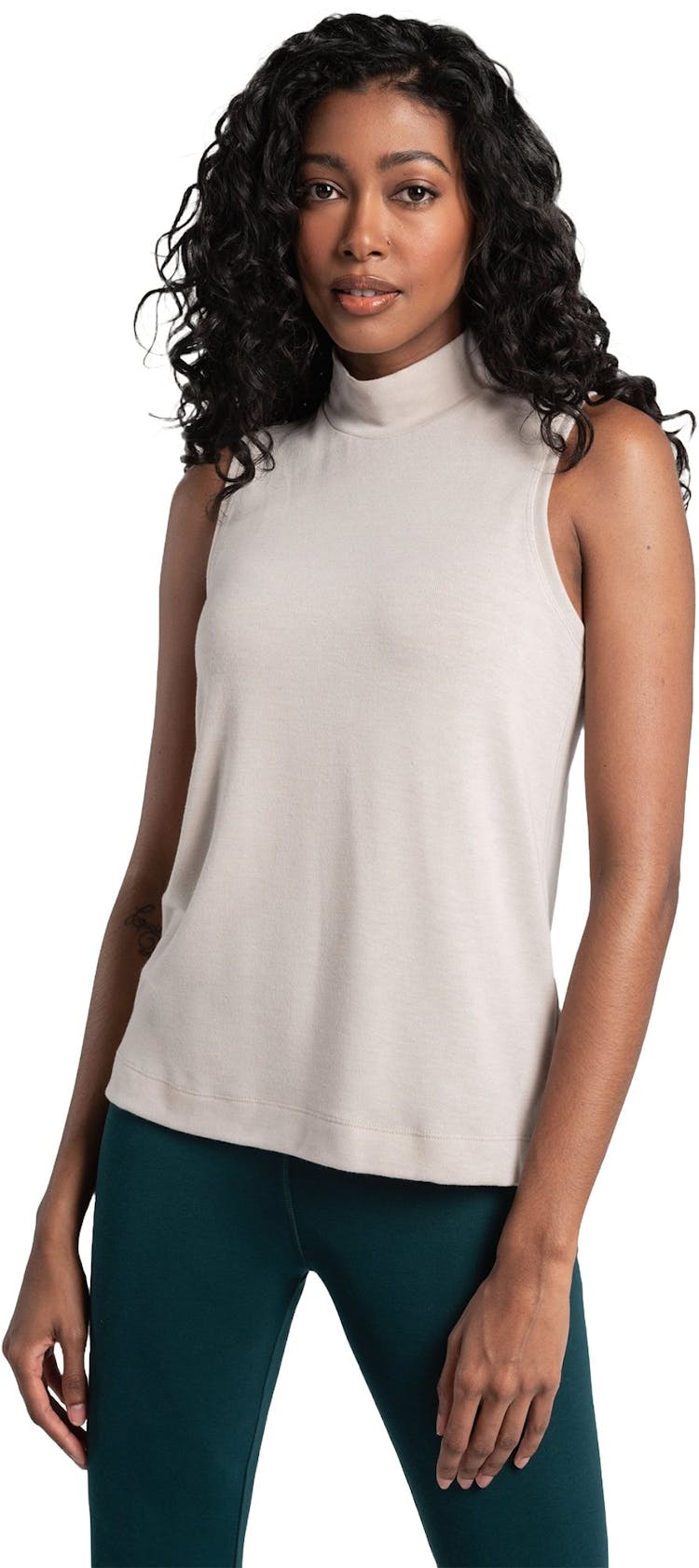 Product gallery image number 1 for product Downtown Sleeveless Mock Neck Tank Top - Women's