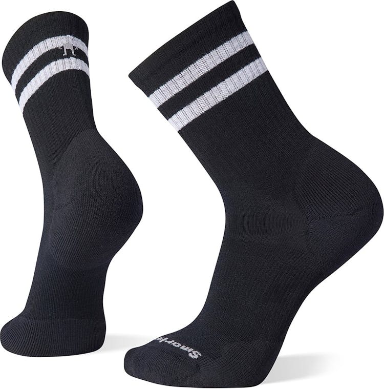 Product gallery image number 1 for product Athletic Targeted Cushion Stripe Crew Socks - Unisex