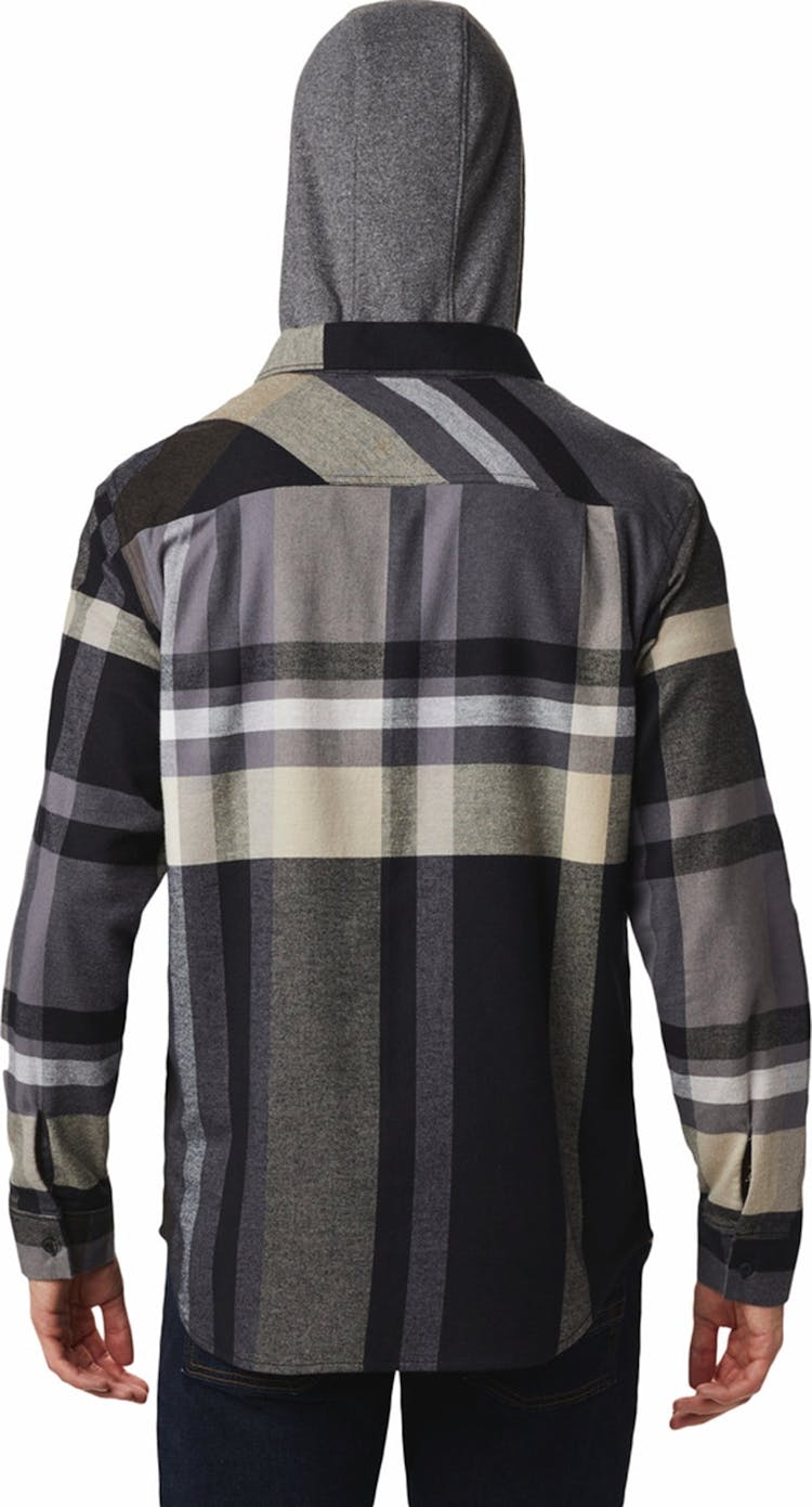 Product gallery image number 3 for product Flare Gun Button Up Stretch Flannel Hoodie - Men's
