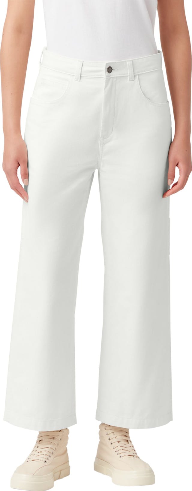 Product image for Stonewashed Cropped Carpenter Pants - Women's