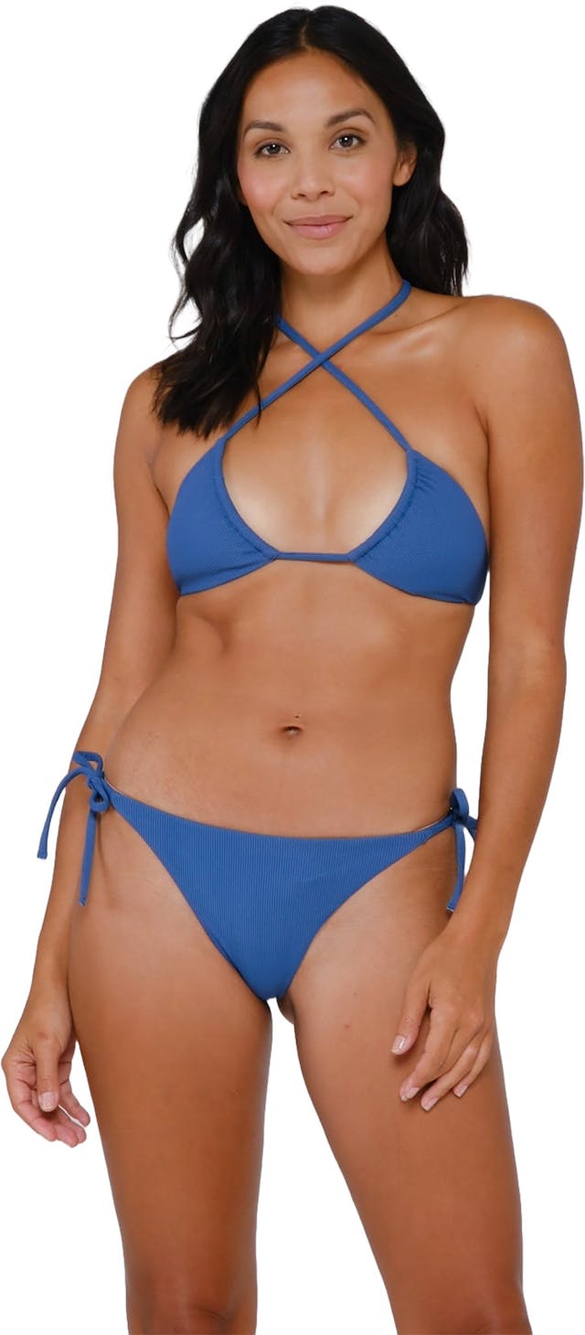Image de produit pour Haut de bikini côtelé Seafarer String - Femme