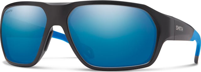 Product image for Deckboss Sunglasses - Matte Black - Class Polarized Blue Mirror Lens - Men's