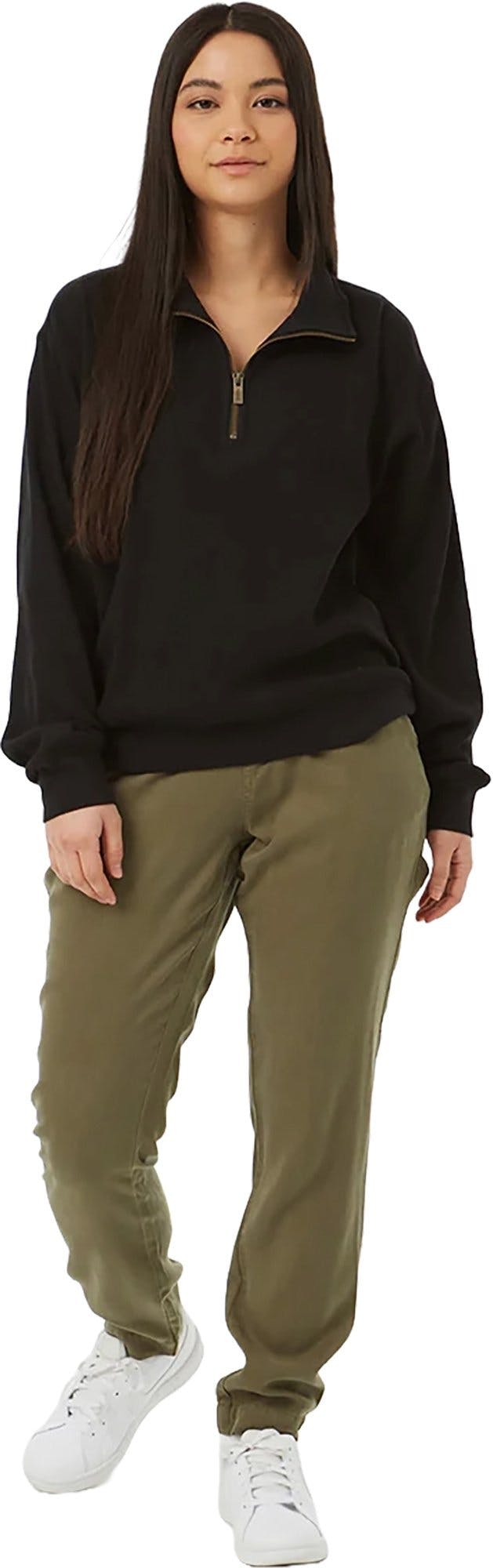 Product gallery image number 2 for product TreeWaffle Half Zip Sweatshirt - Women's