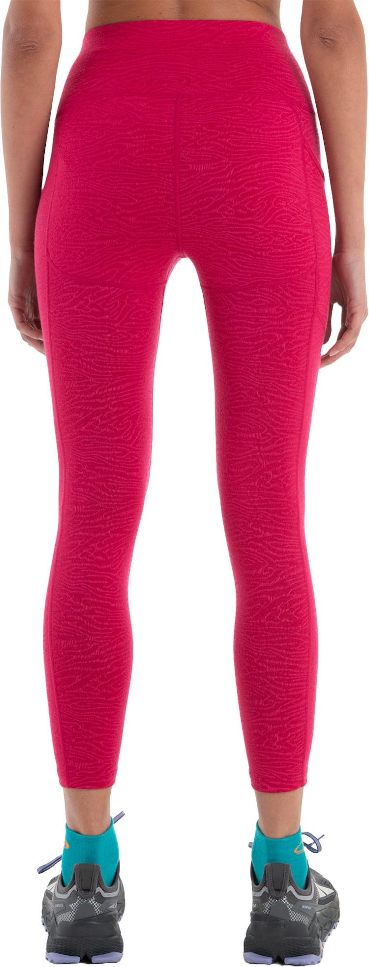 Product gallery image number 8 for product Merino Fastray High Rise Tights Topo Lines - Women's