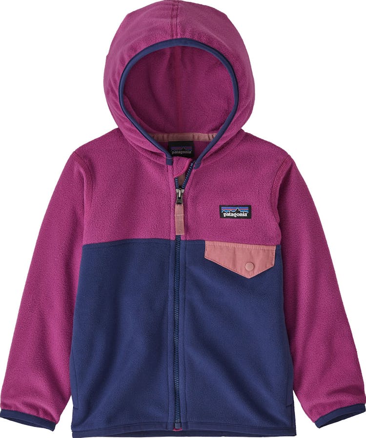 Product gallery image number 1 for product Micro D Snap-T Hooded Full Zip Fleece Sweatshirt - Baby