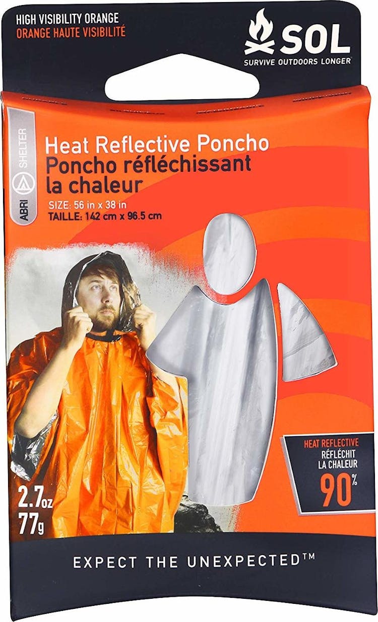 Product gallery image number 1 for product Heat Reflective Rain Poncho