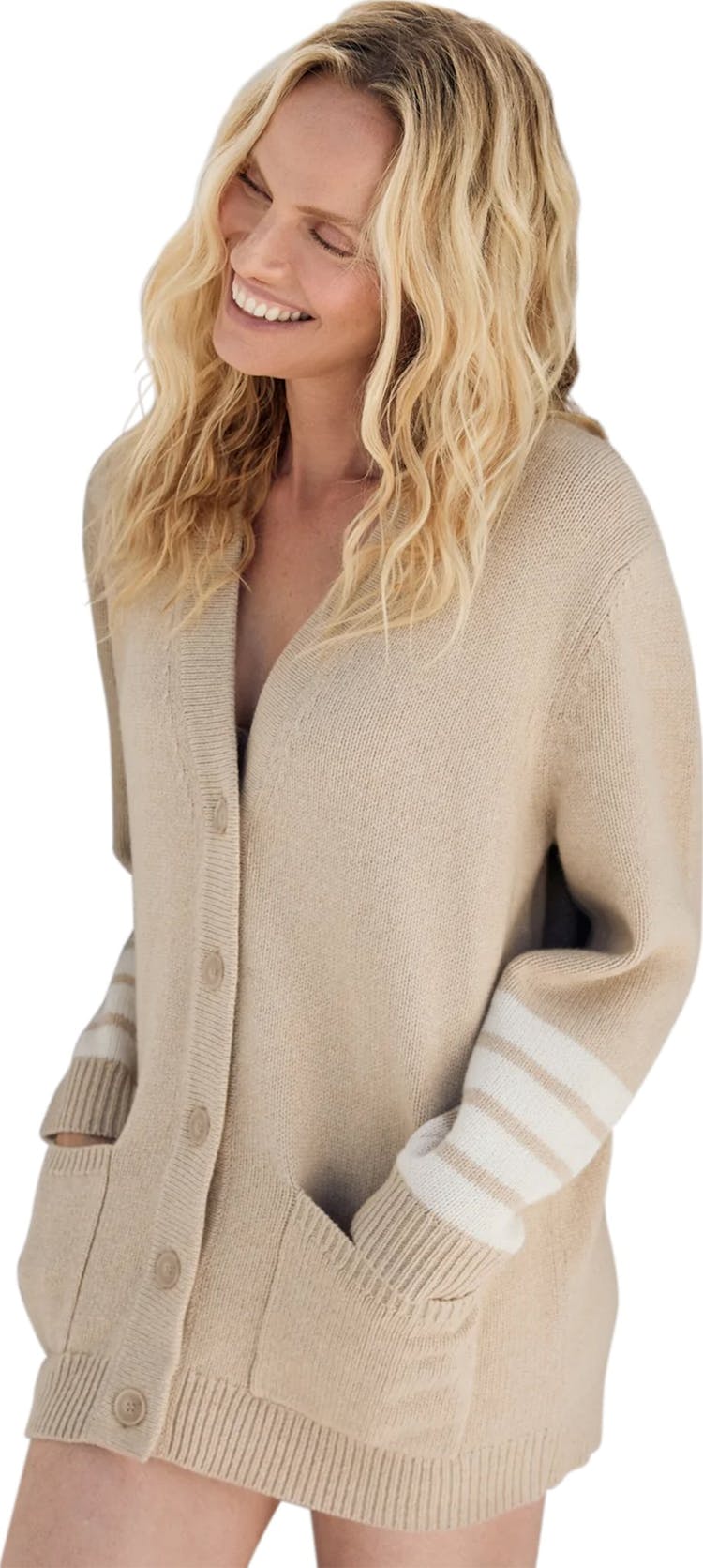 Product gallery image number 1 for product Cameron Boyfriend Cashmere Cardigan - Women's